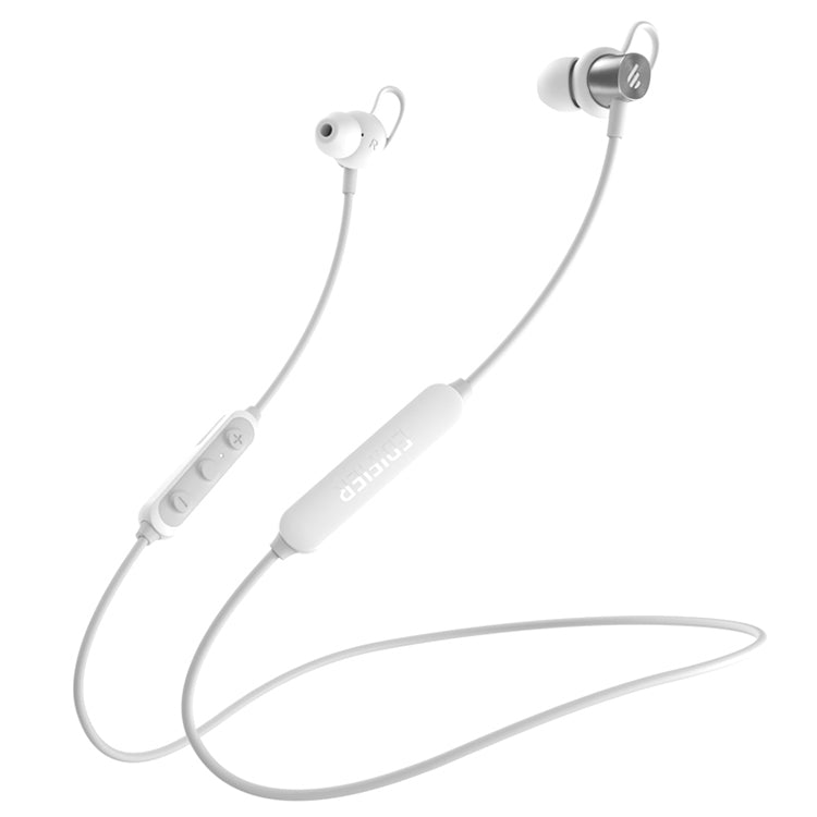 Edifier W200BT Classic Edition Sports Waterproof Neck Hanging Wireless Bluetooth Headset with Long Battery Life (Silver)