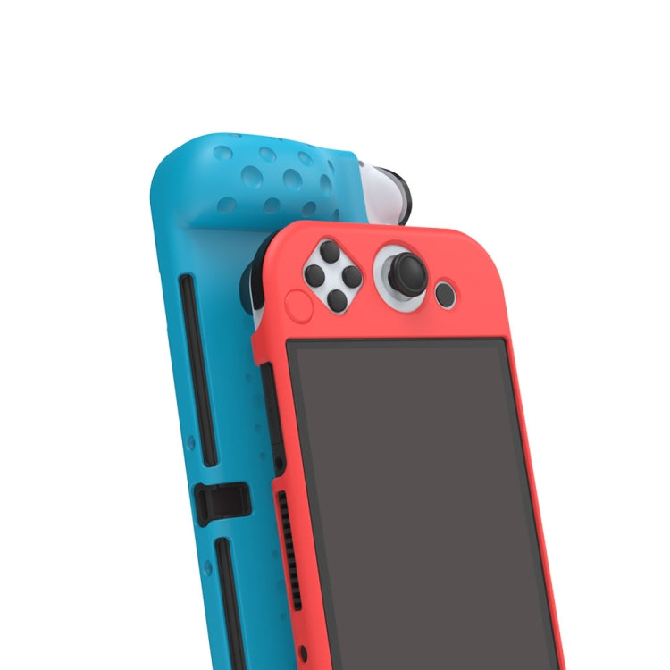 Dobe TNS-1135 Console de jeu intégrée Coque de protection mince tout compris pour Nintendo Switch Oled (Bleu)