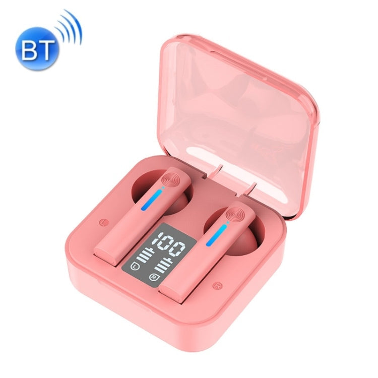 T13 TWS Digital Digital Wireless In-Eyp Sports Auriculares Bluetooth Support Touch Control (Rosa)
