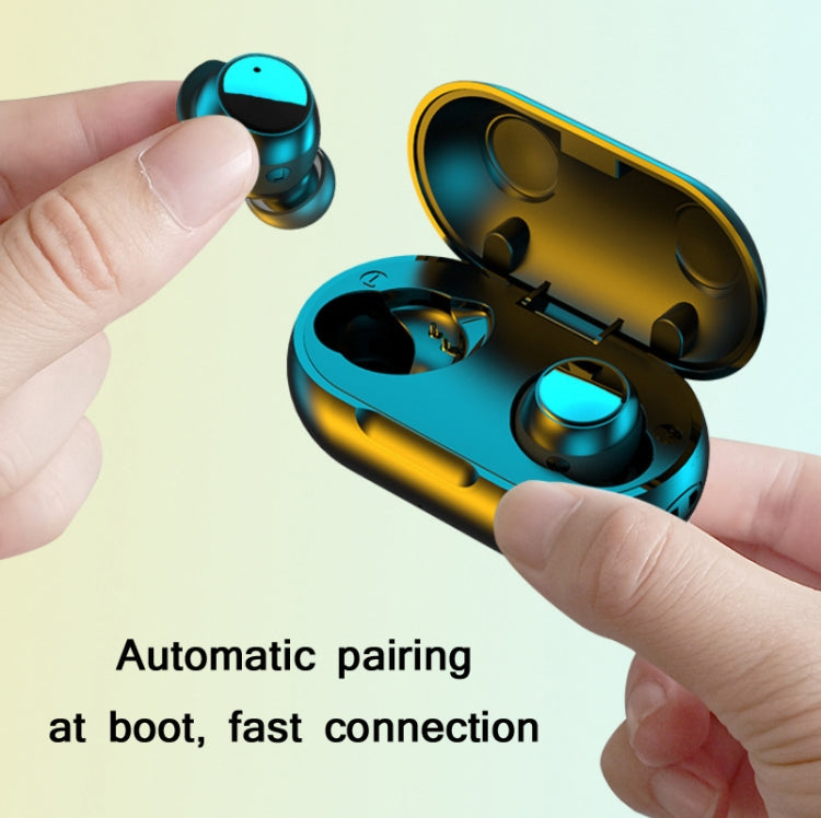 TWS-22 Bluetooth 5.0 In-Ear Sports Étanche Antibruit Touch Control Mini Écouteurs (Orange)