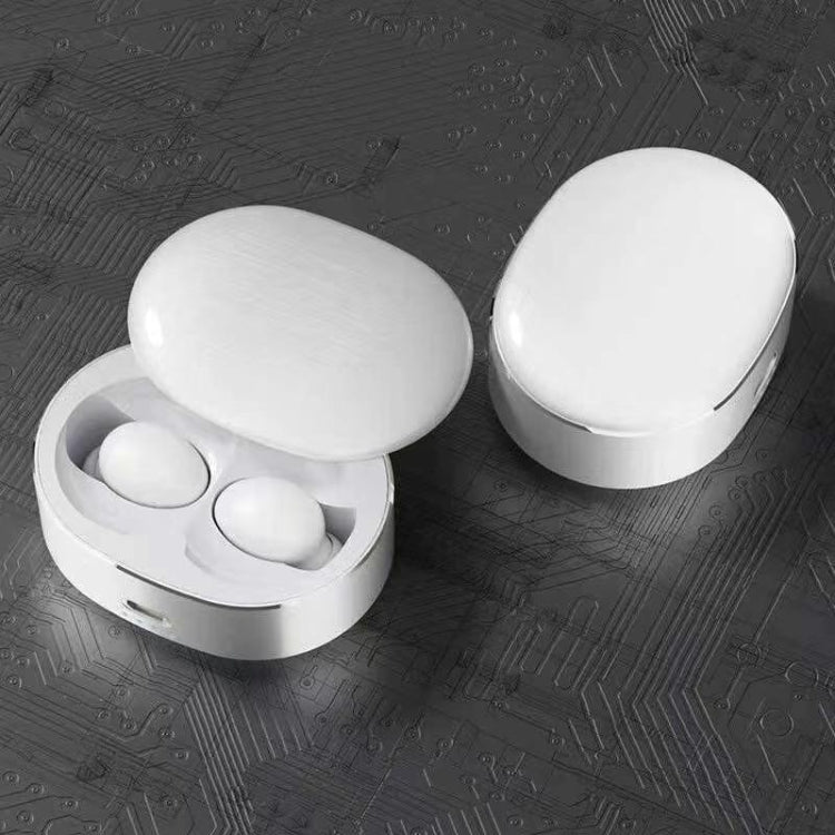 Mini écouteurs Bluetooth Mini Airs avec boîtier de chargement rotatif (blanc)