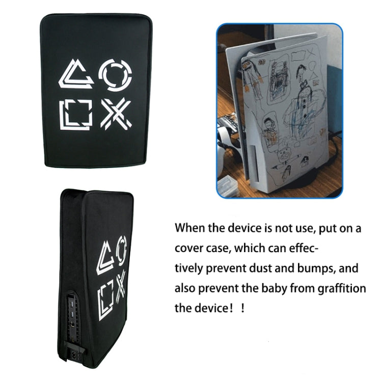Housse de protection anti-poussière Host pour PS5 (noir)
