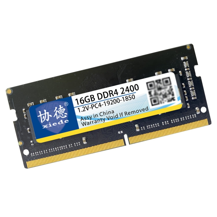 Xiede X062 DDR4 NB 2400 Full Laptop Rams Memory capacity: 16GB