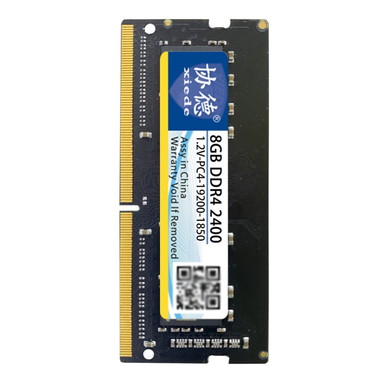 Xiede X061 DDR4 NB 2400 COMPATIBILIDAD Completa POR CORNIBLE RAMS CAPACIDAD de MEMORIA: 8GB