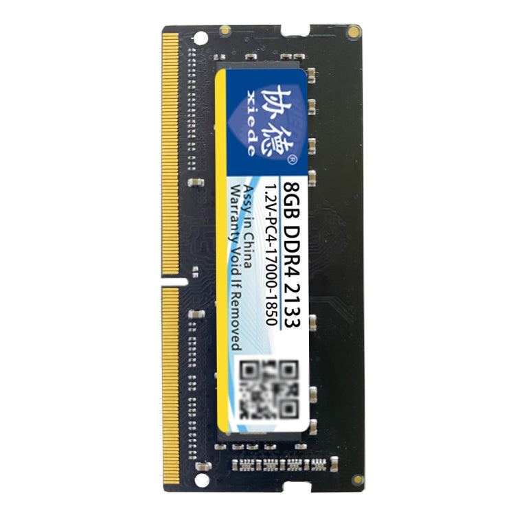 Xiede X058 DDR4 NB 2133 Compatibilidad Completa Notebook Rams capacidad de memoria: 8GB