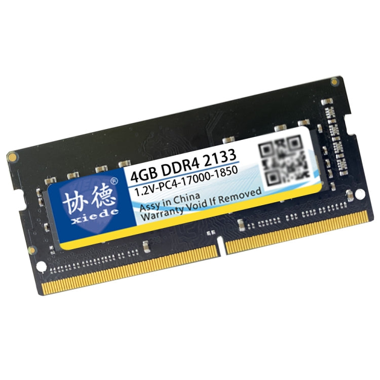 Xiede X057 DDR4 NB 2133 Compatibilidad Completa Notebook Rams Capacidad de memoria: 4GB