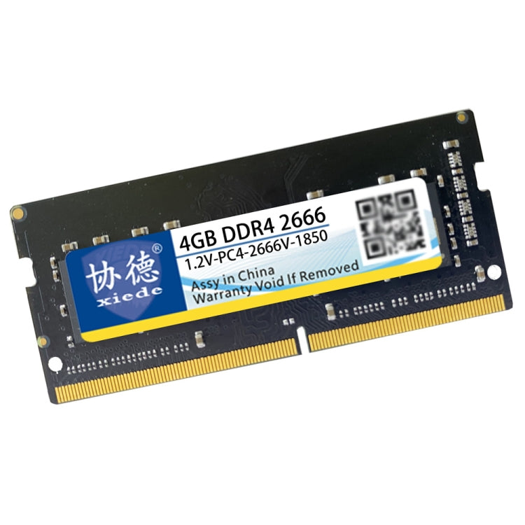 Xiede X063 DDR4 NB 2666 Compatibilidad Completa Portátiles Rams Capacidad de memoria: 4GB