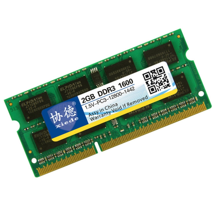 Xiede X045 DDR3 NB 1600 Portátidos Completos Rams Capacidad de memoria: 2GB
