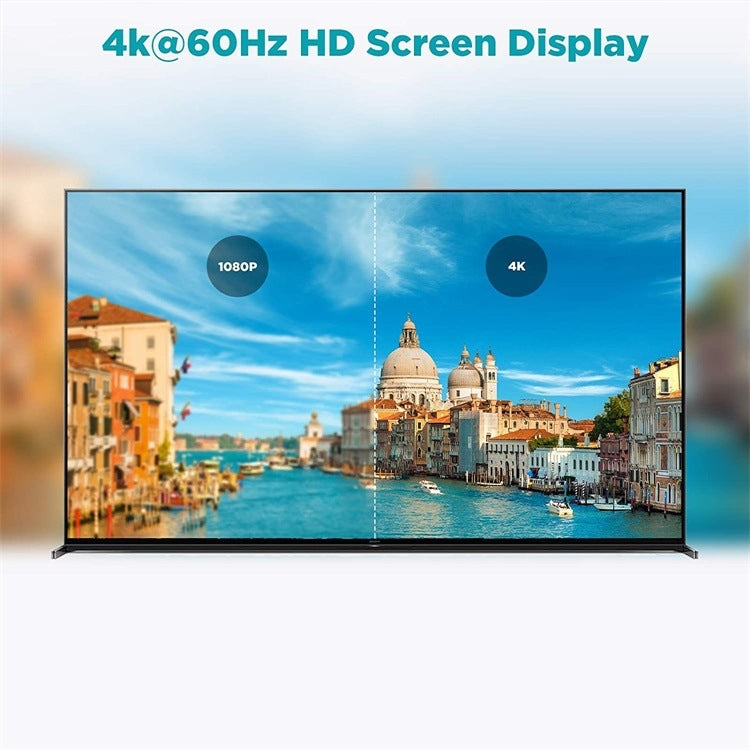 Qgeem QG-AV16 HD TV Blu-ray Projection HDMI TV Cable Supports 4K Length: 3M