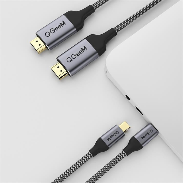 Longueur du câble Qgeem QG-UA09 Type-C vers HDMI : 3 M