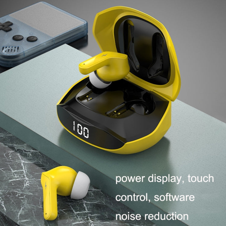 Ajazz A1 TWS Binaural Stealth Noise Game Chancellor Bluetooth Aurel (Yellow)