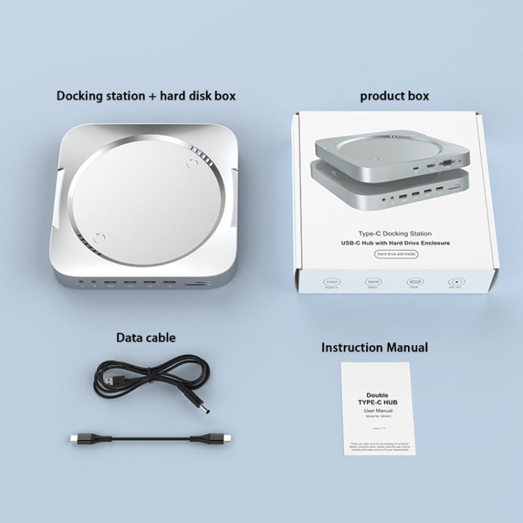 Station d'accueil Rocketek mm483 pour Mac Mini avec boîtier de disque dur