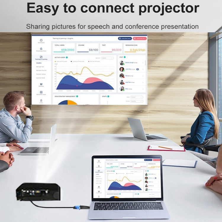 Connecteur adaptateur vidéo HDMI vers VGA avec câble audio Couleur : Noir