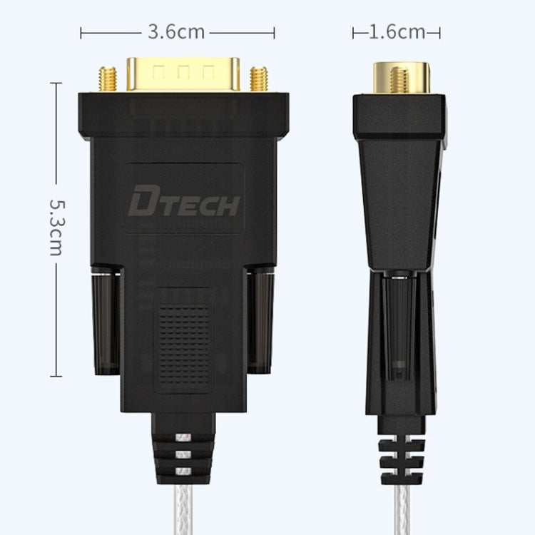 DTech DT-5002F 1M USB a RS232 Línea de Serie DB9 COM COM Puerto