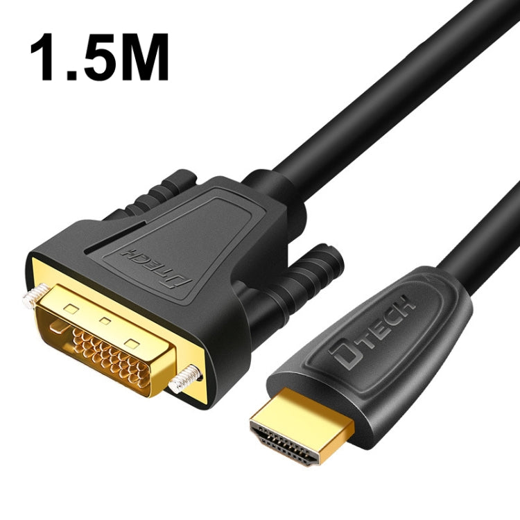 DTech HDMI a DVI Línea de conVersión I24+1 Proyector de conVersión de dos vías Línea HD longitud: 1.5m