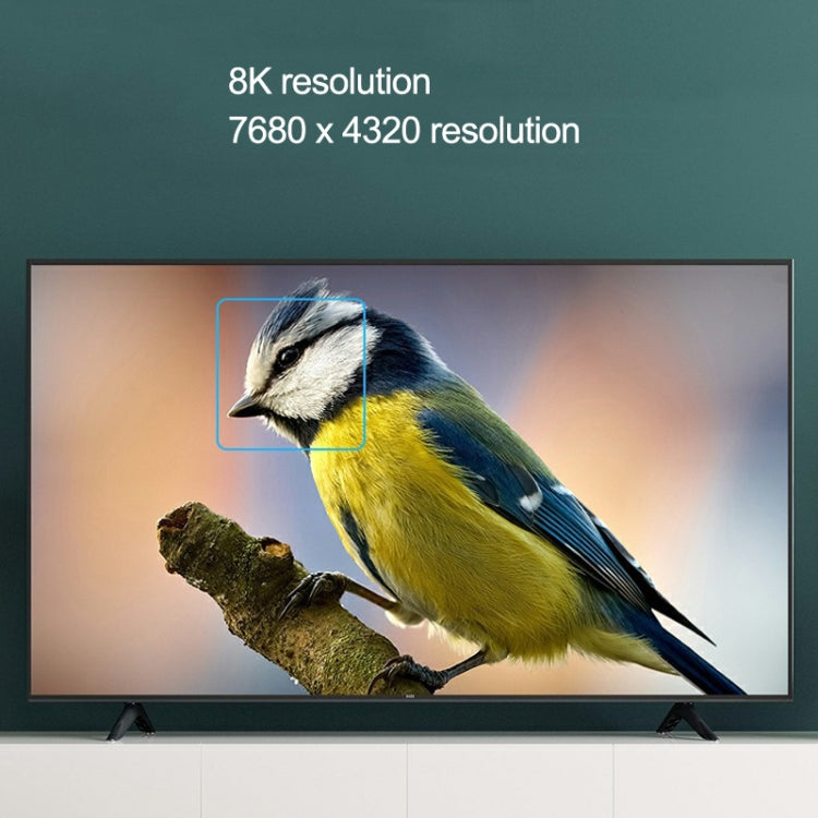 DTech HDMI 8K 60Hz HD fibre optique ligne affichage TV projecteur ligne d'extension 1M