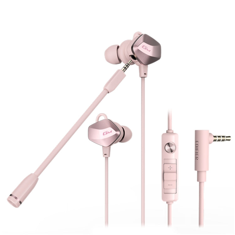 Edifier HECATE GM430 RGB Sound Card 7.1 Surround Sound Professional Gaming Headset Cable Length: 1.3m (Pink)