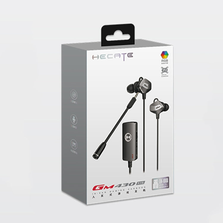 Edifier HECATE GM430 RGB Tarjeta de Sonido 7.1 Sonido envolvente Auriculares profesionales para juegos Longitud del Cable: 1.3 m (Blanco)