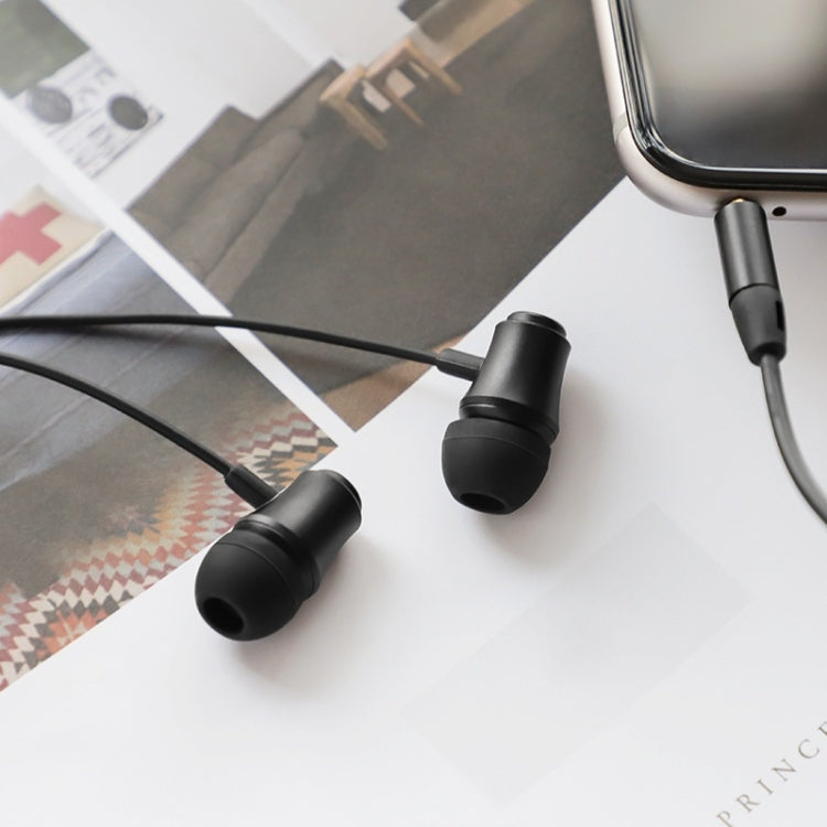BOrofone BM29 Bonus Universal 3.5mm In-Ear Headphones with Mic and Line Control (Black)