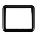 Lente de Vidrio Exterior Pantalla Frontal para Apple Watch Series 1 38mm (Negro)