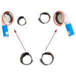 Carcasa Soporte Interno Izquierda/Derecha para Apple AirPods 3 (Negro) - Imagen 2