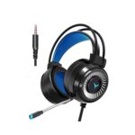 Auriculares con Cable G58 con Micrófono, 2M de Longitud, Versión Single Plug (Negro) - 2 Pcs