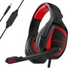 Auriculares de Juego Anivia MH602 con Cable 3.5 mm y Micrófono (Rojo Negro)