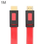Cable HDMI Plano Uld-Unite 4K Ultra HD Chapado en Oro 1M