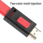 Cable HDMI Plano Uld-Unite 4K Ultra HD Chapado en Oro 1M - Imagen 3