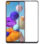 Pantalla Frontal para Samsung Galaxy A21S Lente de Vidrio Exterior con Adhesivo OCA (Transparente)
