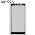 Pantalla Frontal Lente de Vidrio Exterior para Samsung Galaxy A8+ A730 con Adhesivo OCA Transparente - Imagen 2