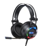awei GM-2 USB + 3.5mm Ambient Light Gaming Auriculares con cable y micrófono, GM-2