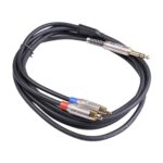 Cable de Audio 6.35mm Macho a Doble RCA Macho 3M - Imagen 3