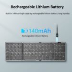 Auricular Bluetooth B089T Recargable con Panel Táctil (Gris) - Imagen 4