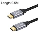 Cable USB-C 50 cm 10Gbps Tipo C Transmisión de Datos y Carga Masculino a Masculino