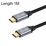 Cable USB-C 1M 10Gbps Tipo C Transmisión Datos y Carga Masculino a Masculino