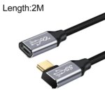 Cable de Extensión USB-C 2M 10Gbps Tipo C Femenino a Masculino para Transmisión de Datos y Carga