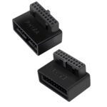 Adaptador de Extensión Macho a Hembra 3.0 para Placa Base 19P 20P 90 Grados Modelo Ph19A (10 Unidades) - Imagen 2