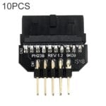 Adaptador Placa Base USB 2.0 9Pin a USB 3.0 19Pin Conector Enchufable Modelo Ph23B (10 Unidades)