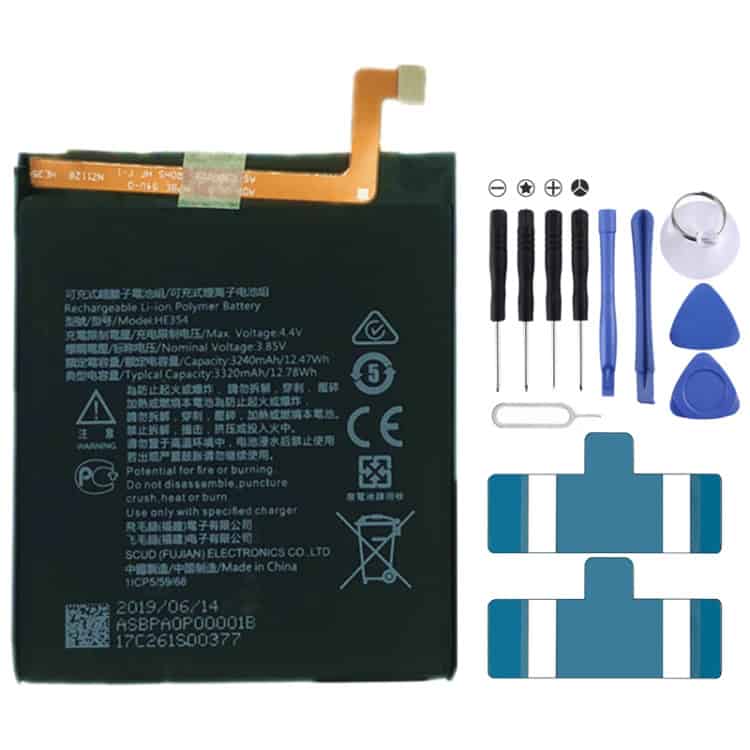 EDA003358707.jpg Batería HE354 3320mAh para Nokia 9 Pureview - Imagen 1