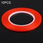 Cintas Adhesivas Doble Cara 3M 2mm x 25m (Rojo) Teléfonos y Dispositivos
