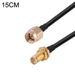 Cable Adaptador Coaxial SMA Macho a SMA Hembra RG174 RF, Longitud 15 cm