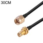 Cable Adaptador Coaxial SMA Macho a SMA Hembra RG174 RF, Longitud 30 cm