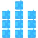 Adhesivo de Batería para Samsung Galaxy S21 / S21+ / S21 Ultra 5G - Paquete de 10 Pegatinas