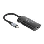 Adaptador Multifunción DC5521/5525 con Type-C y USB Hembra A a Type-C