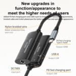 Adaptador Multifunción DC7406 con Type-C y USB Hembra A a Type-C - Imagen 4