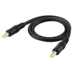Enchufe de Alimentación CC 5,5 x 2,5 mm Cable Conector Adaptador Macho a Macho 1,5 m (Negro) - Imagen 4