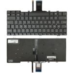 Teclado Retroiluminado Computadora Portátil para Dell Latitude 7300 5300 5200 Versión US (Negro)