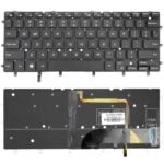 Teclado Retroiluminado para Dell XPS 13 9343 9350 9360 Versión USA (Negro)