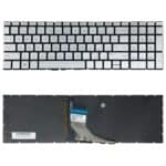 Teclado Retroiluminado para HP 15M-Dr / 15M-Ds Versión USA (Plata)